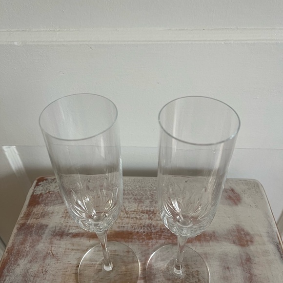 Tiffany and Co. Champagne Flutes - Picture 2 of 7